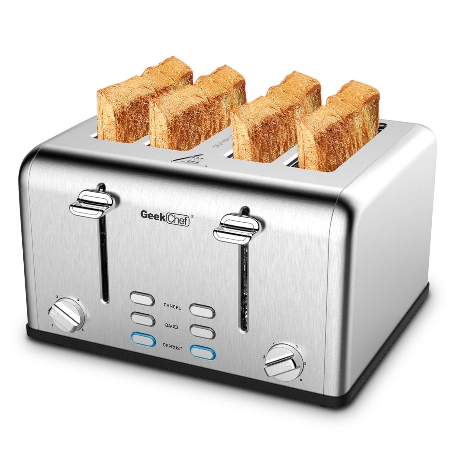 Stainless Steel Toaster 4 Slice