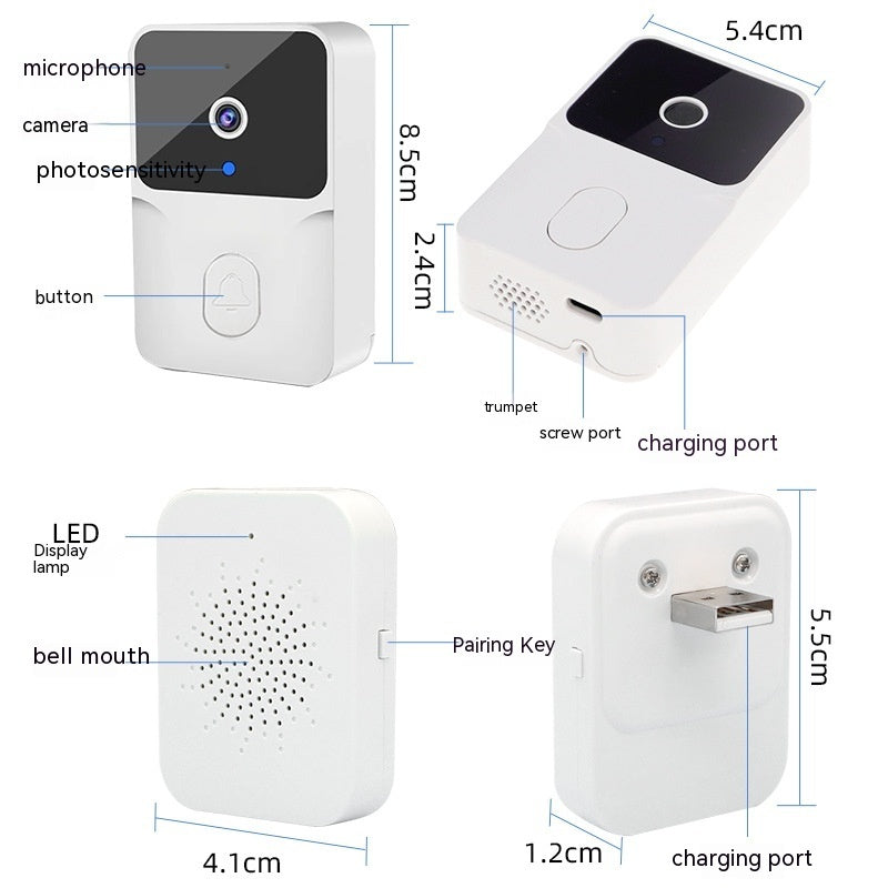 Wireless smart Door Bell with camera