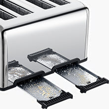 Stainless Steel Toaster 4 Slice